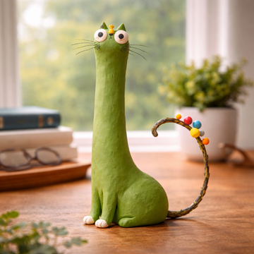 Nibble Kitty Handmade – Whimsical Desk Characte